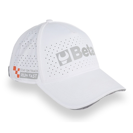 Beta | 9525WB | Baseballcap met gebogen klep, wit | 095251032