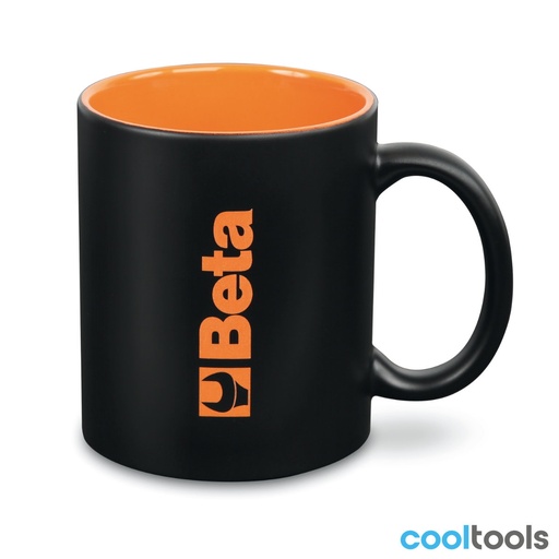 Beta | 9527T | Beker, keramiek, met gelaserd logo, zwart | 095270030