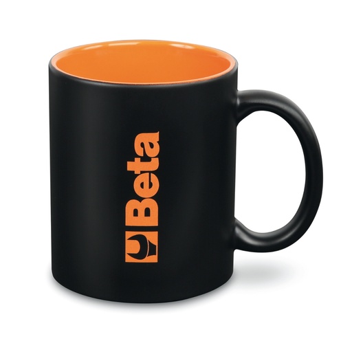 Beta | 9527T | Beker, keramiek, met gelaserd logo, zwart | 095270030