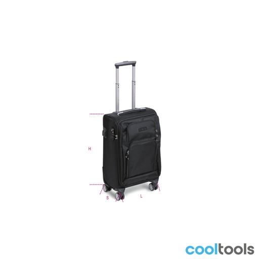 Beta | 9544C | Handbagagekoffer, 4 dubbele wielen, TSA-slot, USB-poort | 095440101