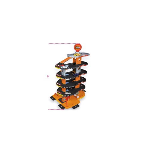 Beta | 9548G | Speelgoed parkeergarage, 6 verdiepingen, met wasstraat en lift | 095480100