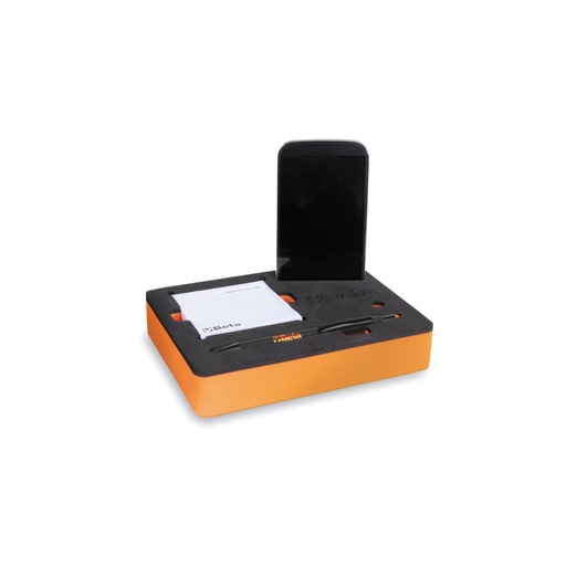 Beta | 9588M | Zacht foam inleg met 1 pen en 2 notitieblokken
