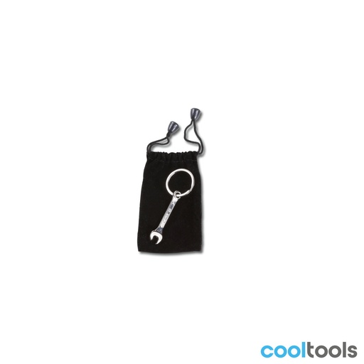 Beta | 9595T | Sleutelhanger, verchroomd metaal, in fluwelen etui | 095950021