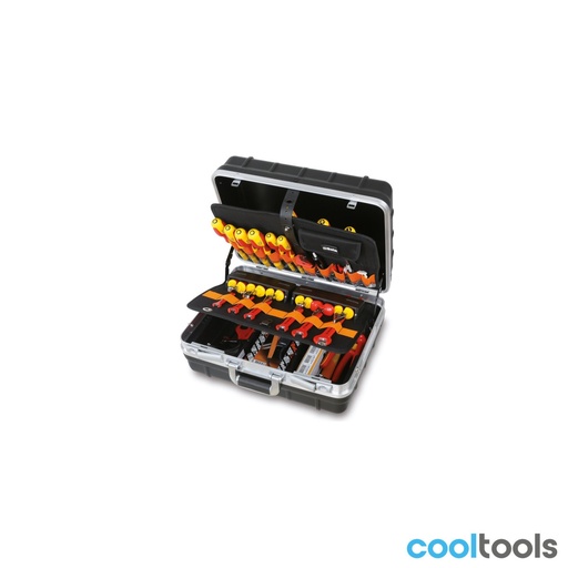Beta | 2029E | Gereedschapskoffer met assortiment voor elektrisch en elektronica onderhoud