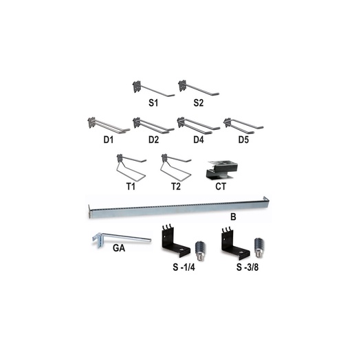 Beta | 6888 | Haken voor wanden C60, C61, C68 en C88