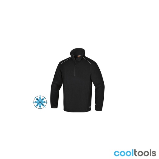 Beta | 7636N | Microfleece trui met korte rits