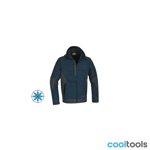 Beta | 7637B | Fleecehoodie met softshell-inzetstukken