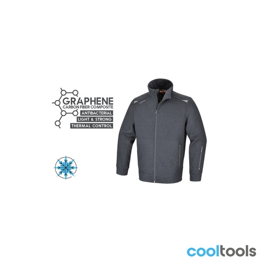 Beta | 7644GG | Stretch sweatshirt met lange mouwen, van grafeen