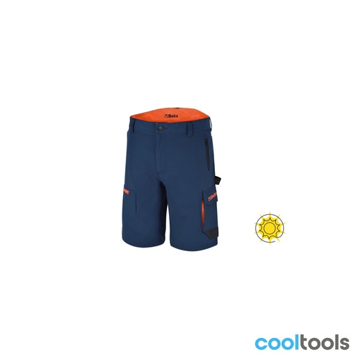 Beta | 7661B | Stretch korte werkbroek, lichtgewicht, multipocket-model, slim fit