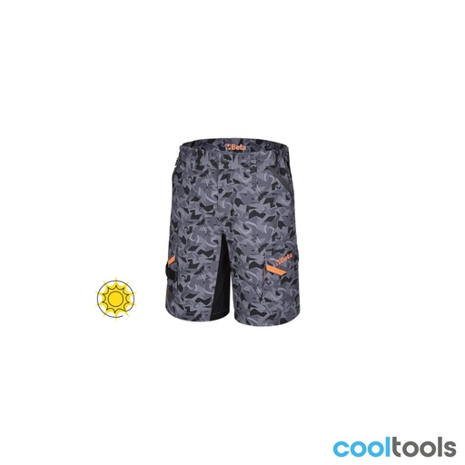 Beta | 7815CM | Werkbermuda, multipocket-model, slijtvast, camouflageprint