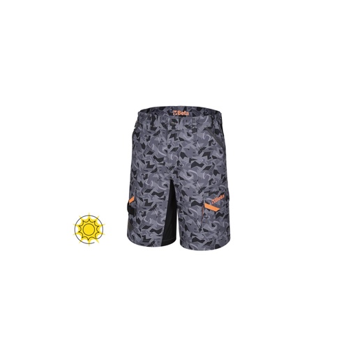 Beta | 7815CM | Werkbermuda, multipocket-model, slijtvast, camouflageprint