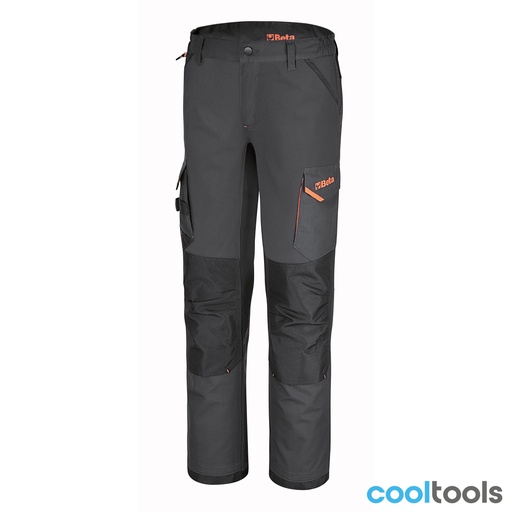 Beta | 7818G | Werkbroek, multipocket-model, met stretch-inzetstukken, grijs