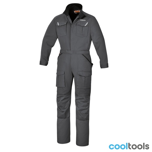Beta | 7935MG | Werkoverall, 100% katoen, grijs