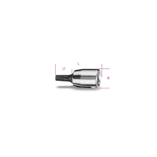 Beta | 900PT | Dopsleutels voor 5-sterrige kopschroeven, 1/4"