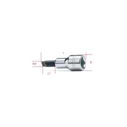 Schroevendraaierdoppen voor sleufschroeven, 1/2" (1,2X6,5)