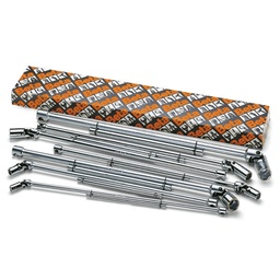 7-delige set T-sleutels met cardangewricht en zeskantdop (7-delig (8-19 mm))
