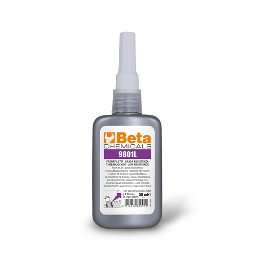 Beta | 9801L | Schroefdraadborgmiddel lage sterkte
