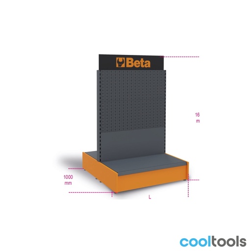 Beta | C64G | Gondola-display voor kleding en schoenen