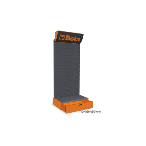 Beta | C68N | Wanddisplay voor winkelinrichting, leeg