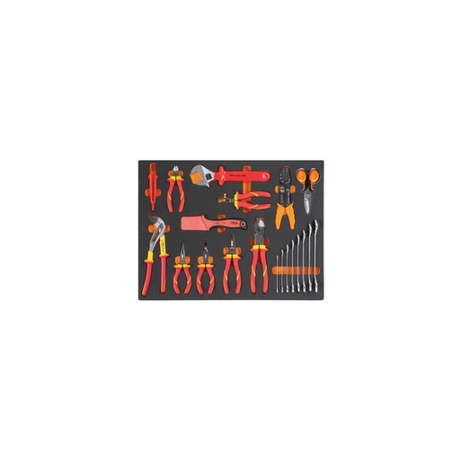 Beta | MB64 | Zachte inlegbak voor elektrotechnisch onderhoud, 1000V geïsoleerd gereedschap