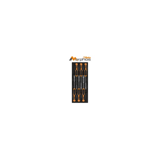 Beta | T227MH | ABS-inlegmodule met diepe Morphos-zeskantmoersleutels, hoog koppel