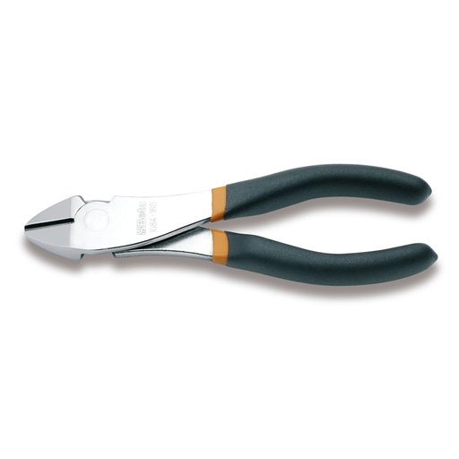 Beta | 1084 | Zijkniptang, zware uitvoering, verchroomd, met dubbele anti-slip PVC-handgreep