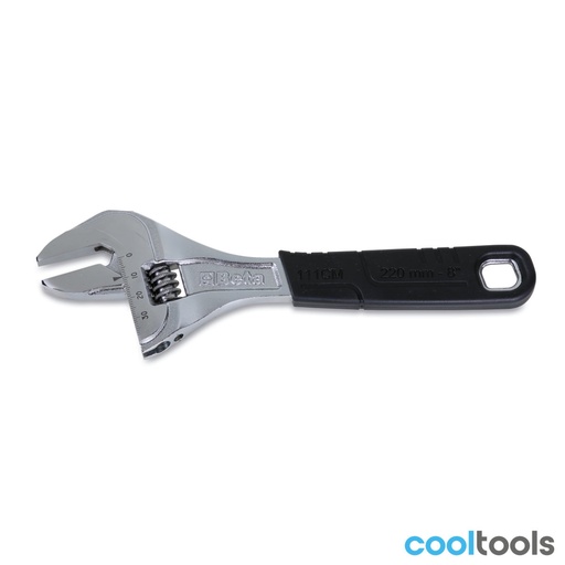 Beta | 111CM | Verstelbare moersleutel met extra brede opening, verchroomd, korte uitvoering
