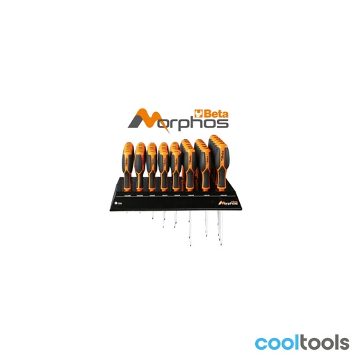 Beta | 1223/E52 | Wand display met 52 schroevendraaiers
