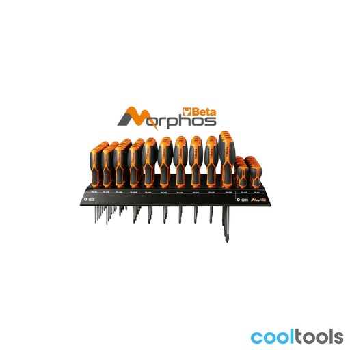 Beta | 1223/E66 | Wand display met 66 schroevendraaiers