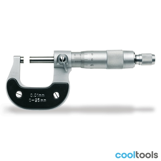Beta | 1658 | Buitenmicrometer, uitlezing tot 0,01 mm