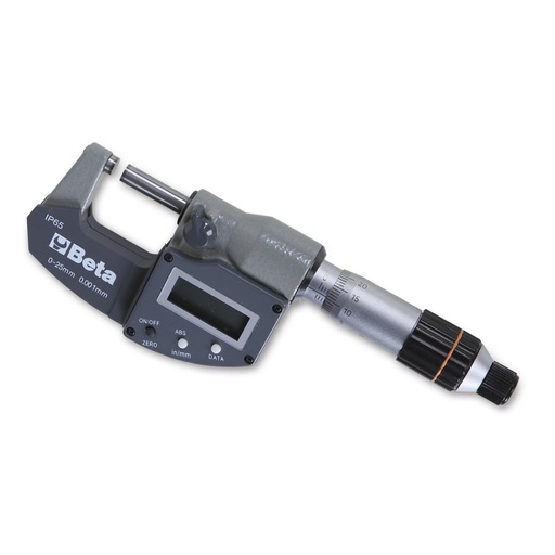 Beta | 1658DGTB | Digitale buitenmicrometer IP65, uitlezing tot 0,001 mm