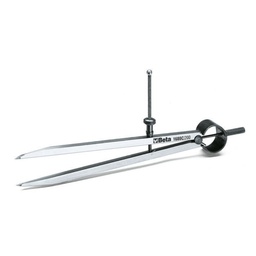 Rechte steekpasser, geharde stalen punten (150 mm)
