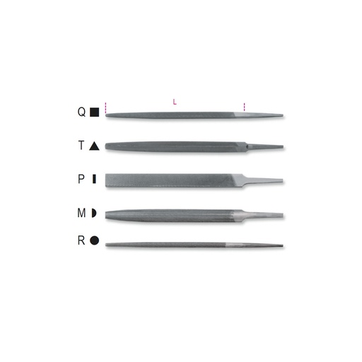 Beta | 1718D10 | Basterd vijl, 10 inch