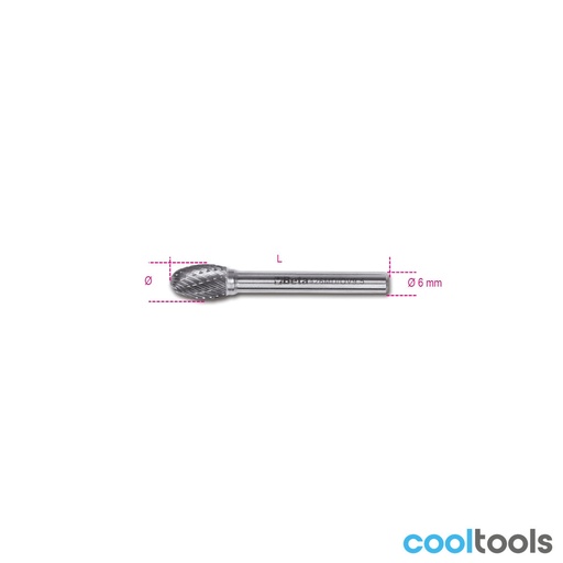 Beta | 426MD/OV | Hardmetalen frezen, ovale vorm