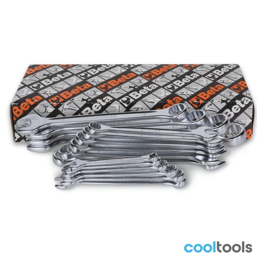 Beta | 42AS/S | Set ringsteeksleutels, inch-maten