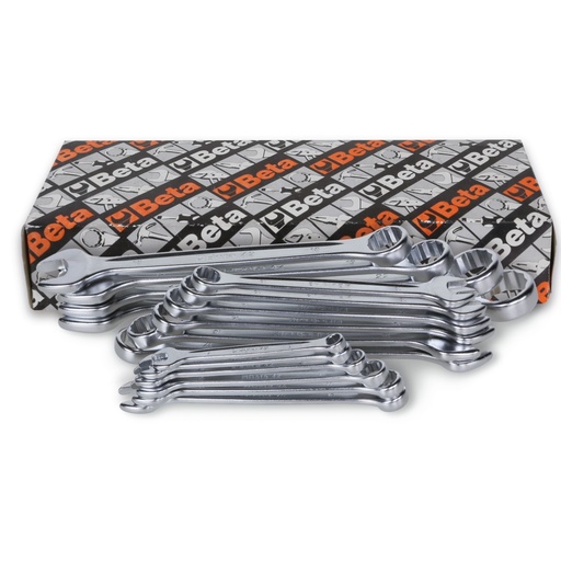Beta | 42AS/S | Set ringsteeksleutels, inch-maten