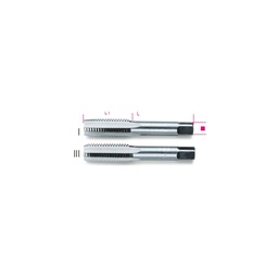 Handtappen, fijne spoed, metrische draad, verchroomd staal (6X0,75)