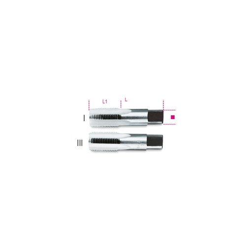 Beta | 433ASG | Handtappen, cilindrisch GAS-draad, verchroomd staal