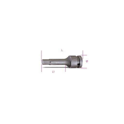 Beta | 720ME | Slagdoppen voor inbusschroeven, 1/2"