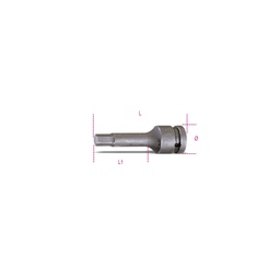 Slagdoppen voor inbusschroeven, 1/2" (5)