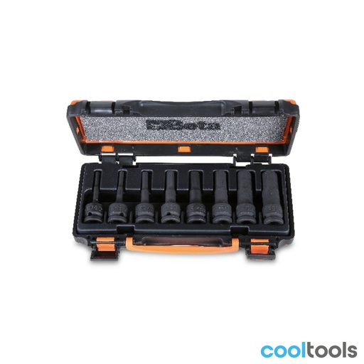 Beta | 720ME/C8 | Doppenset slagdoppen voor inbusschroeven, 1/2", 8-delig | 007200525