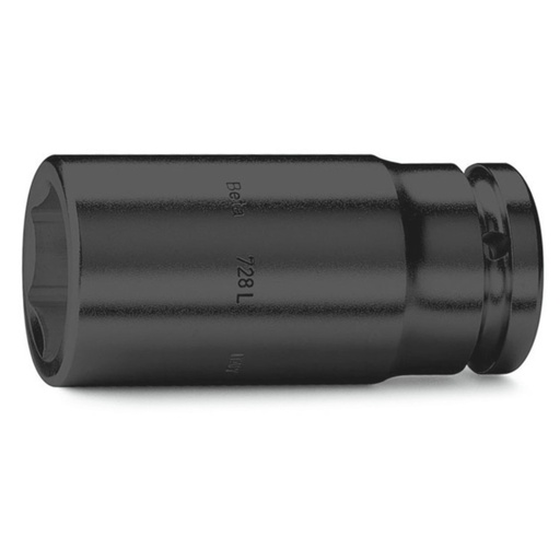 Beta | 728L | Slagdoppen 3/4", zeskant, lang, gefosfateerd