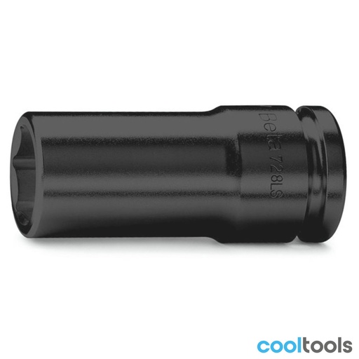 Beta | 728LS | Slagdoppen 3/4", zeskant, lang en dun