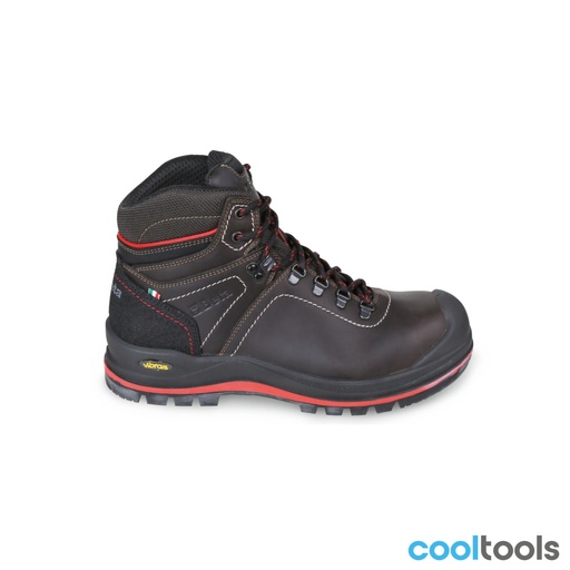Beta | 7294HM | Veiligheidsenkelschoen gevet volnerfleer, waterafstotend, VIBRAM rubber loopzool