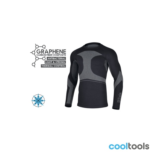 Beta | 7997GN | Stretch ondershirt met lange mouwen, van grafeen