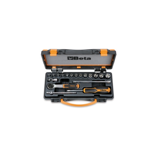 Beta | 900/C13-5 | Doppendoos met 13 zeskant dopsleutels en 5 toebehoren | 009000953