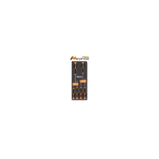 Beta | M204MH | EVA-foam inlegmodule met Morphos-schroevendraaiers voor Torx-schroeven