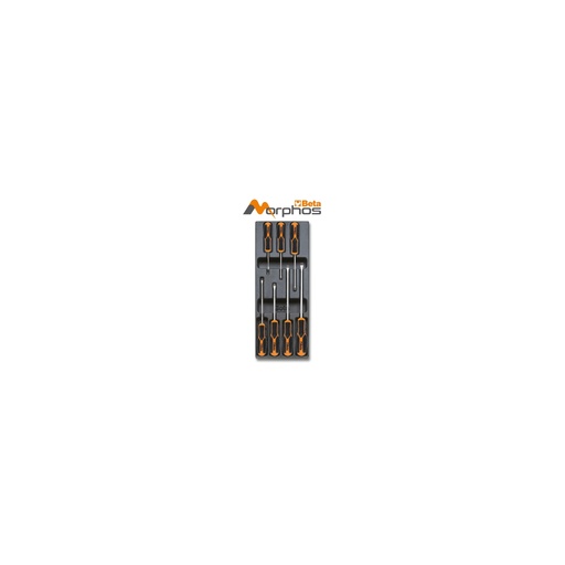 Beta | T199MH | ABS-inlegmodule met Morphos-schroevendraaiers voor sleufschroeven