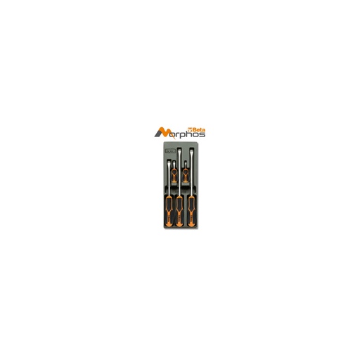 Beta | T201MH | ABS-inlegmodule met Morphos-schroevendraaiers voor sleufschroeven