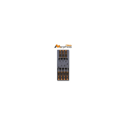 Beta | T205MH | ABS-inlegmodule met Morphos-schroevendraaiers voor Torx-schroeven